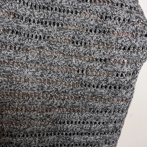 Apt. 9 Grey Knit Open Front Longer Cardigan Sweater Women Medium - Picture 6 of 8